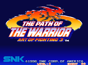 Art of Fighting 3 Neo Geo CD